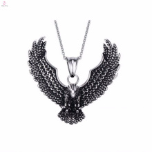 Hot vente de mode en acier inoxydable gravé polonais Eagle Design pendentifs